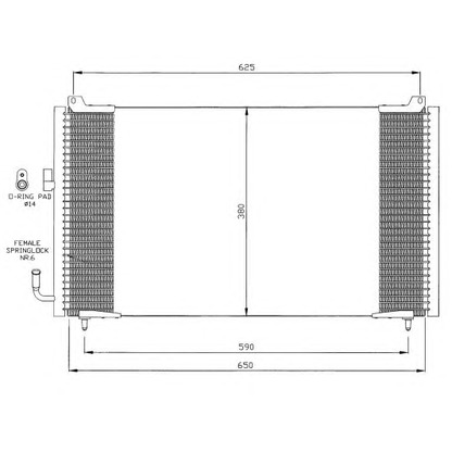 Photo Condenser, air conditioning NRF 35378