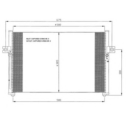 Foto Kondensator, Klimaanlage NRF 35389