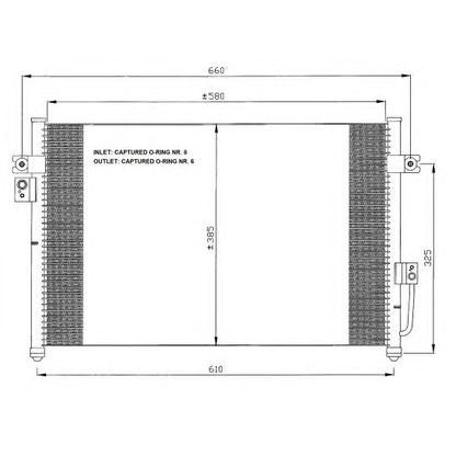 Foto Condensador, aire acondicionado NRF 35426