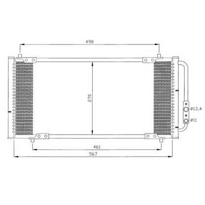 Foto Condensador, aire acondicionado NRF 35434