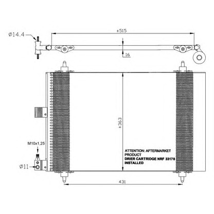 Photo Condenser, air conditioning NRF 35437