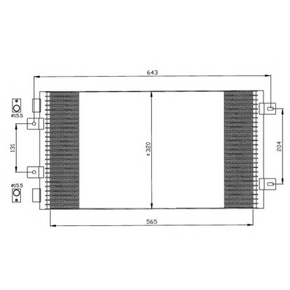 Foto Condensador, aire acondicionado NRF 35442