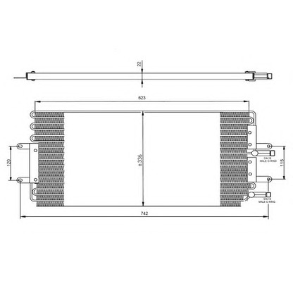 Foto Condensador, aire acondicionado NRF 35479