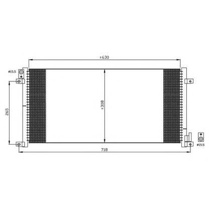 Foto Condensador, aire acondicionado NRF 35491