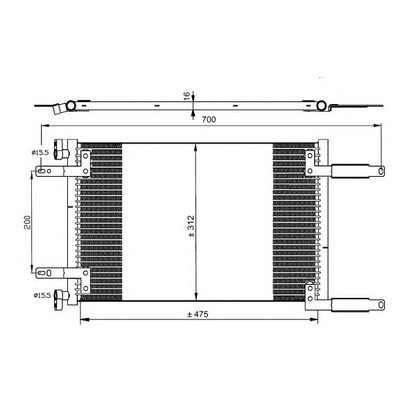 Photo Condenser, air conditioning NRF 35493