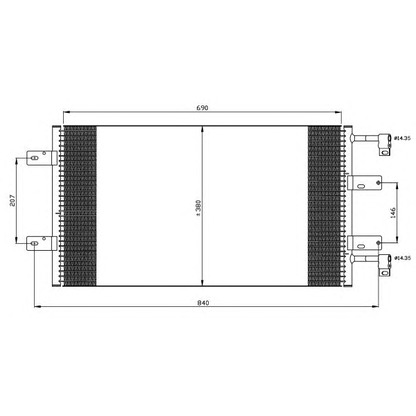 Foto Condensador, aire acondicionado NRF 35505