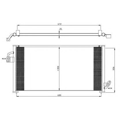 Foto Condensador, aire acondicionado NRF 35523