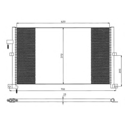 Foto Condensador, aire acondicionado NRF 35525