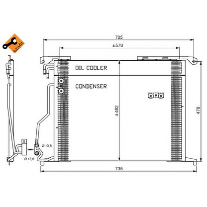 Foto Condensatore, Climatizzatore NRF 35578