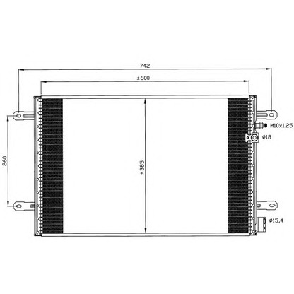 Foto Kondensator, Klimaanlage NRF 35605