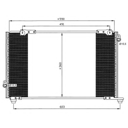 Foto Kondensator, Klimaanlage NRF 35607