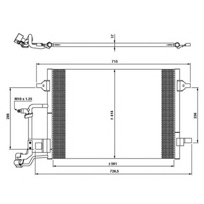 Foto Kondensator, Klimaanlage NRF 35642