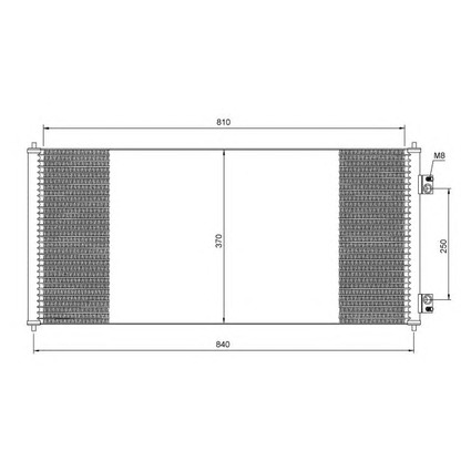 Foto Kondensator, Klimaanlage NRF 35651