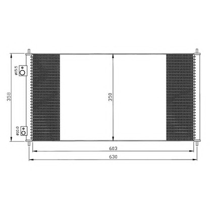 Foto Condensador, aire acondicionado NRF 35663