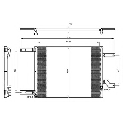 Photo Condenseur, climatisation NRF 35665