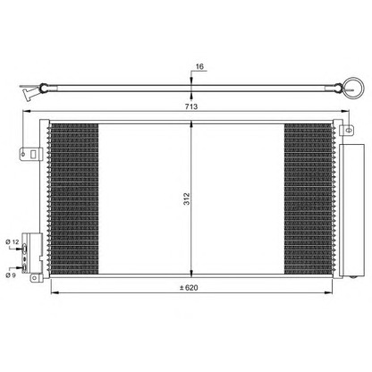 Foto Condensador, aire acondicionado NRF 35750