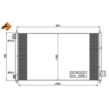 Foto Condensador, aire acondicionado NRF 35780