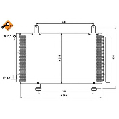 Photo Condenseur, climatisation NRF 35782