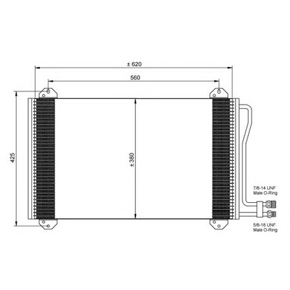 Foto Condensador, aire acondicionado NRF 35811