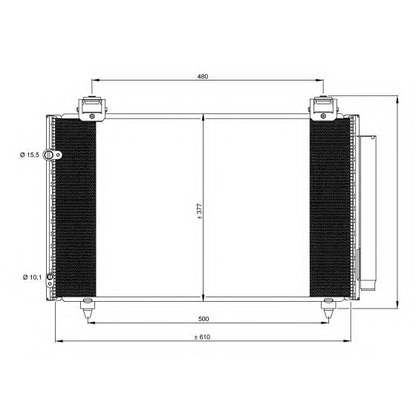 Foto Condensador, aire acondicionado NRF 35861