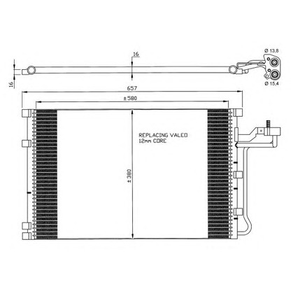 Photo Condenser, air conditioning NRF 35882