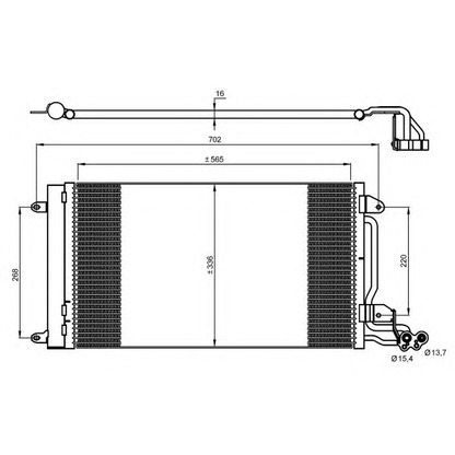 Foto Kondensator, Klimaanlage NRF 35910