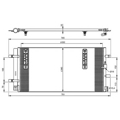 Foto Condensador, aire acondicionado NRF 35916