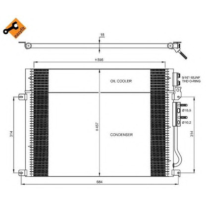 Photo Condenser, air conditioning NRF 35920