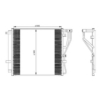 Foto Condensador, aire acondicionado NRF 35980