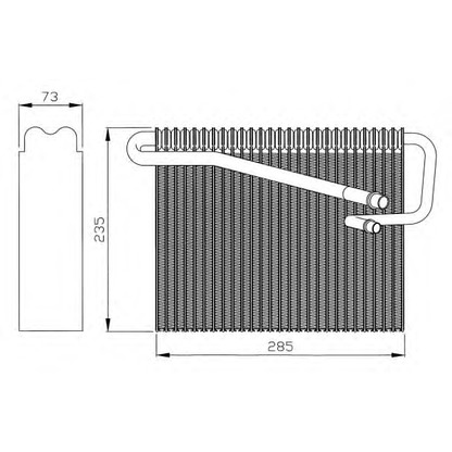 Photo Evaporateur climatisation NRF 36081