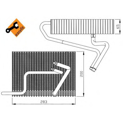 Foto Verdampfer, Klimaanlage NRF 36112