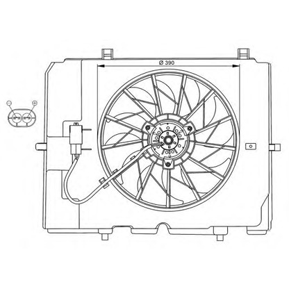 Foto Ventola, Raffreddamento motore NRF 47067