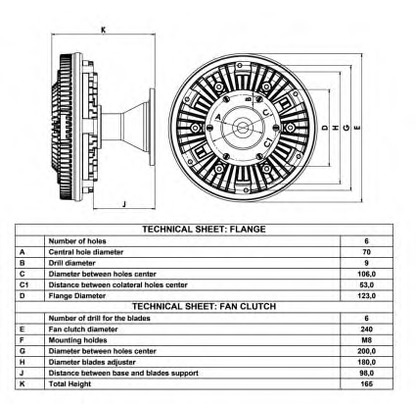 Foto Ventilador, refrigeración del motor NRF 49031