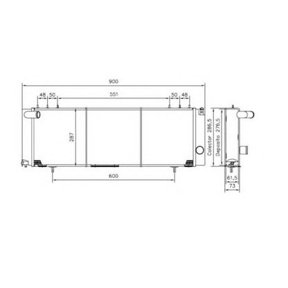 Foto Radiador, refrigeración del motor NRF 50231