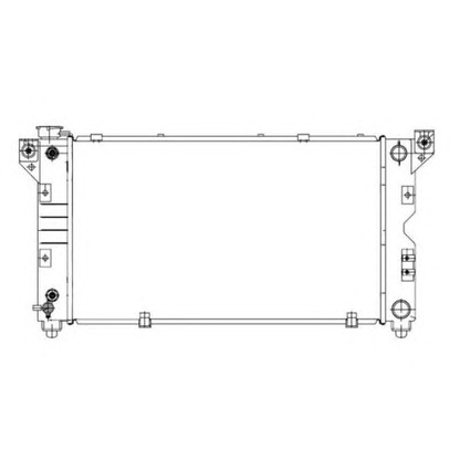 Foto Radiador, refrigeración del motor NRF 50238