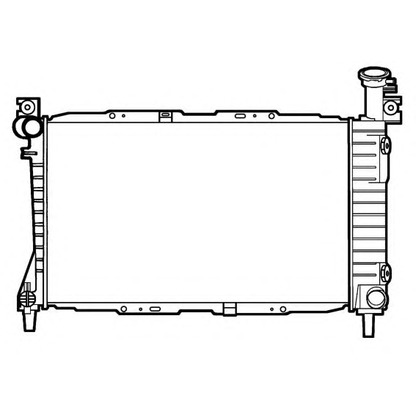 Photo Radiator, engine cooling NRF 50305