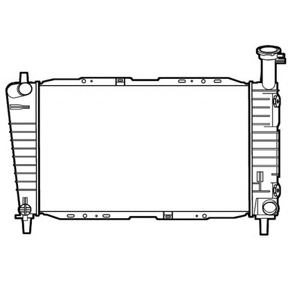 Photo Radiateur, refroidissement du moteur NRF 50333