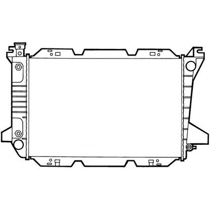 Zdjęcie Chłodnica, układ chłodzenia silnika NRF 50378