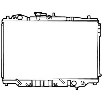 Photo Radiator, engine cooling NRF 50392