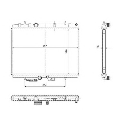 Foto Kühler, Motorkühlung NRF 50438