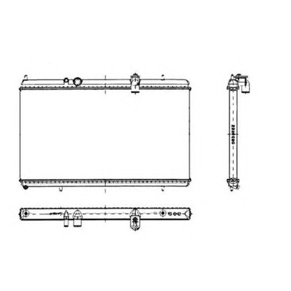 Photo Radiateur, refroidissement du moteur NRF 50444