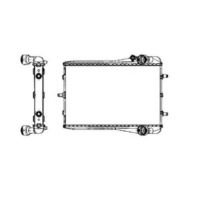 Photo Radiateur, refroidissement du moteur NRF 50549