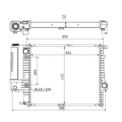 Foto Kühler, Motorkühlung NRF 50564