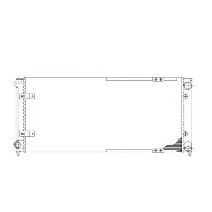 Photo Radiator, engine cooling NRF 505654