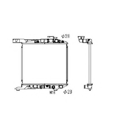 Photo Radiator, engine cooling NRF 506300