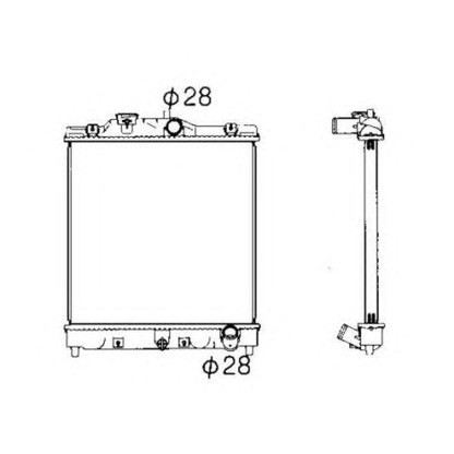 Photo Radiateur, refroidissement du moteur NRF 506356