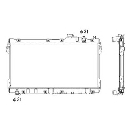 Foto Kühler, Motorkühlung NRF 506522