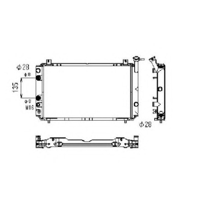 Foto Kühler, Motorkühlung NRF 506860