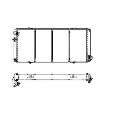 Photo Radiator, engine cooling NRF 507114