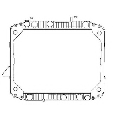 Photo Radiateur, refroidissement du moteur NRF 507670